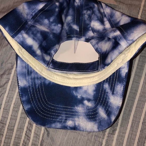 💜Blue Tie Dye Baseball Cap Adult OS NWOT💜 - Picture 5 of 8